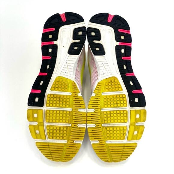 Nike Zoom Fly Dynamic Support Women Running Sneakers Size 10 White Pink Yellow - Picture 7 of 16